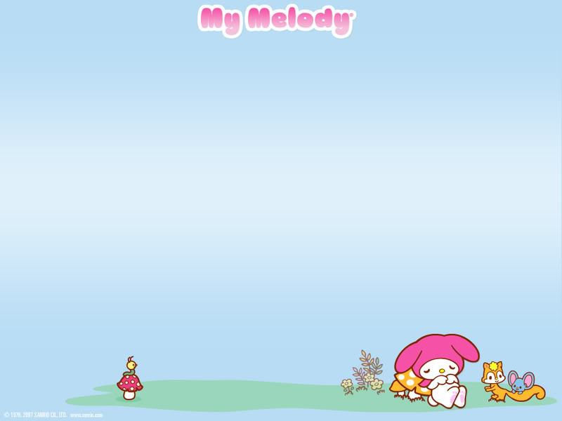 Hello Kitty My Melody Wallpaper Background Theme Desktop