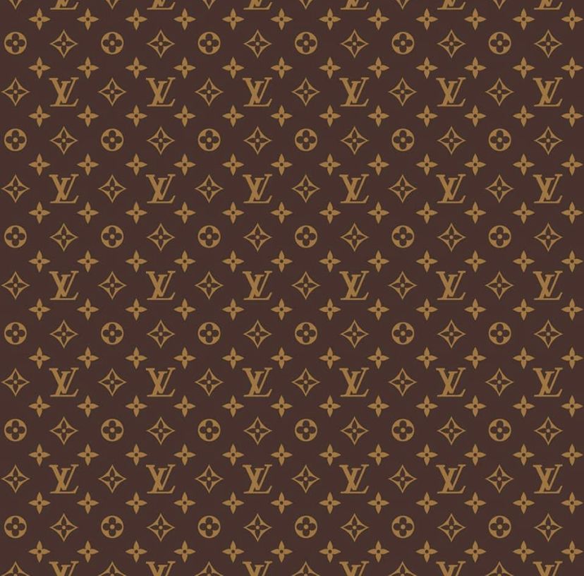 Louis Vuitton Wallpaper Pattern With Gold Stars