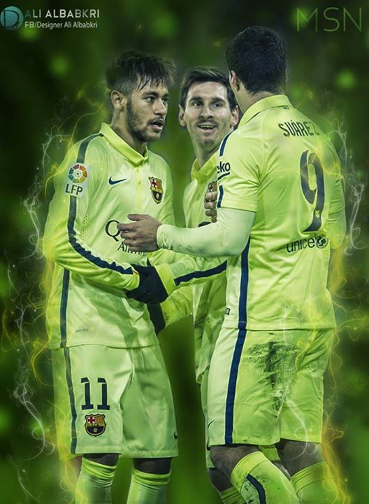 Msn Messi Suarez Neymar By Ali Albabkri