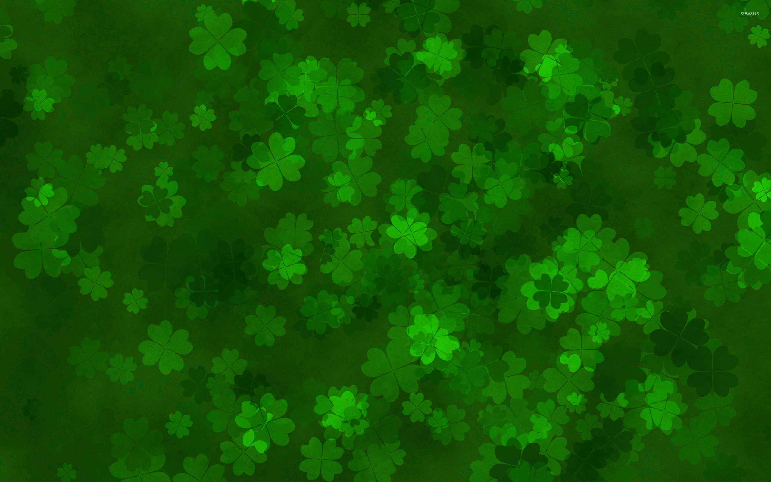 Clovers Wallpaper Holiday
