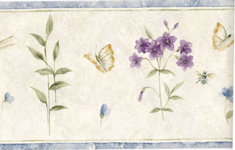 Free download SUMMER BOTANICAL WALLPAPER BORDER Pattern SP74481L