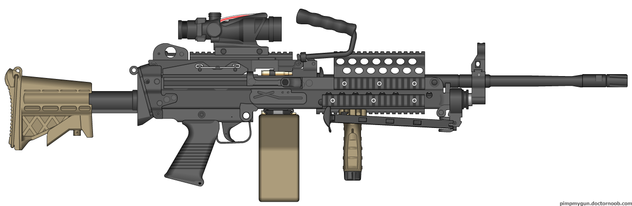 M249 SAW by firetruckboy
