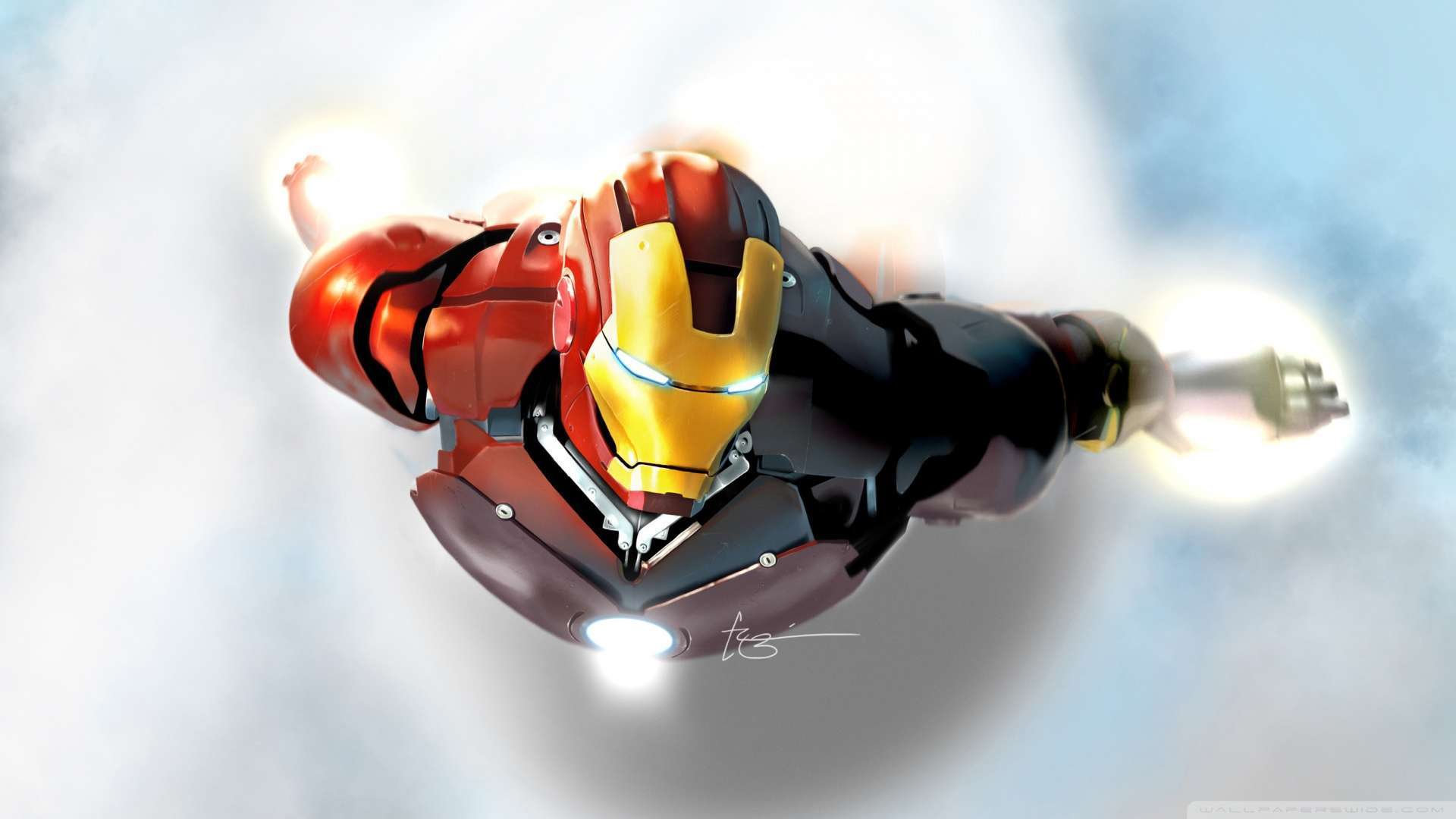 Wallpaper Iron Man In Flight 1080p HD Upload At January