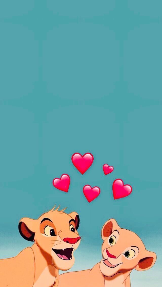 iPhone Wallpaper Cartoon Heart Nose Animated Love