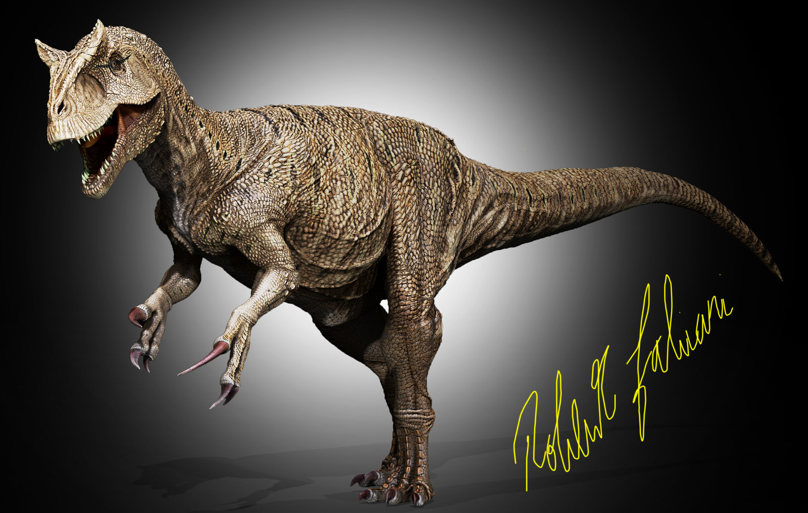 Allosaurus By Robertfabiani