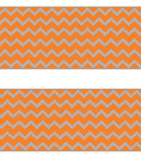 Free download Chevron Wallpaper Border Wall Decals Orange Grey Home