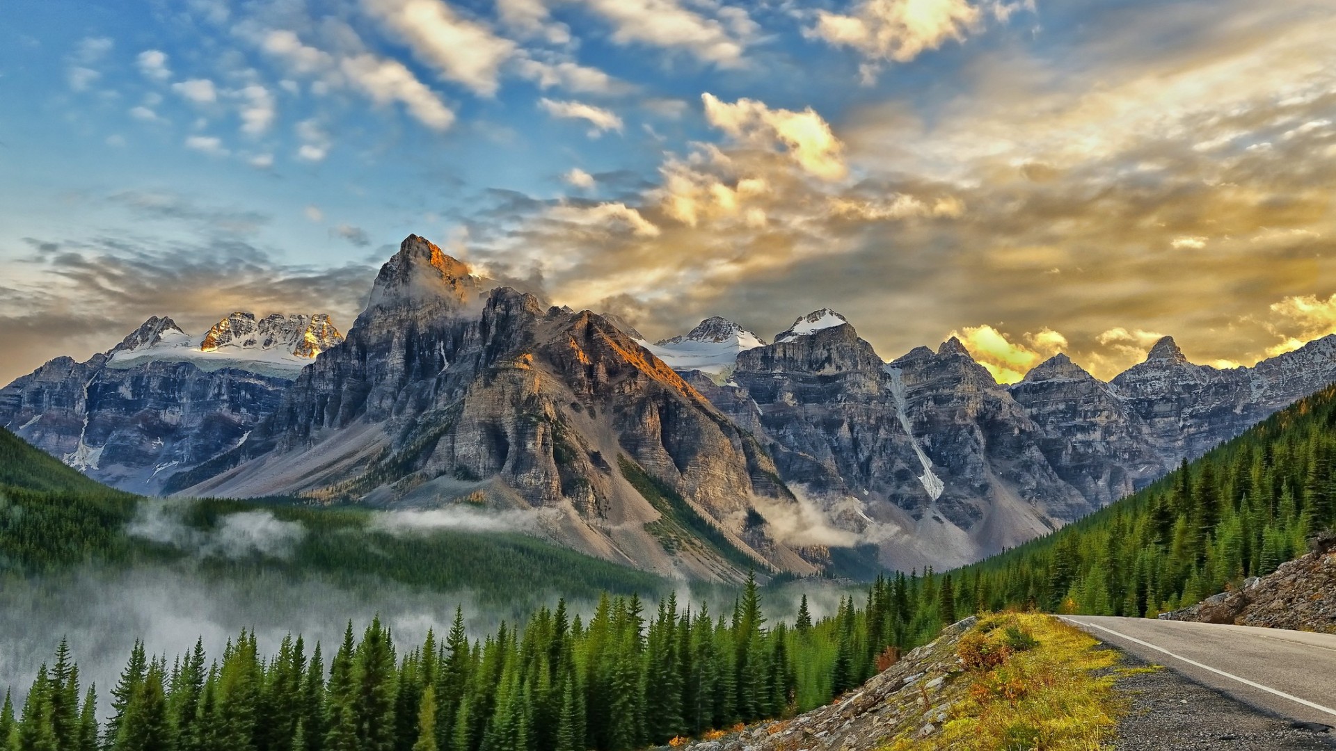Landscape Background In High Quality Mountain Range By