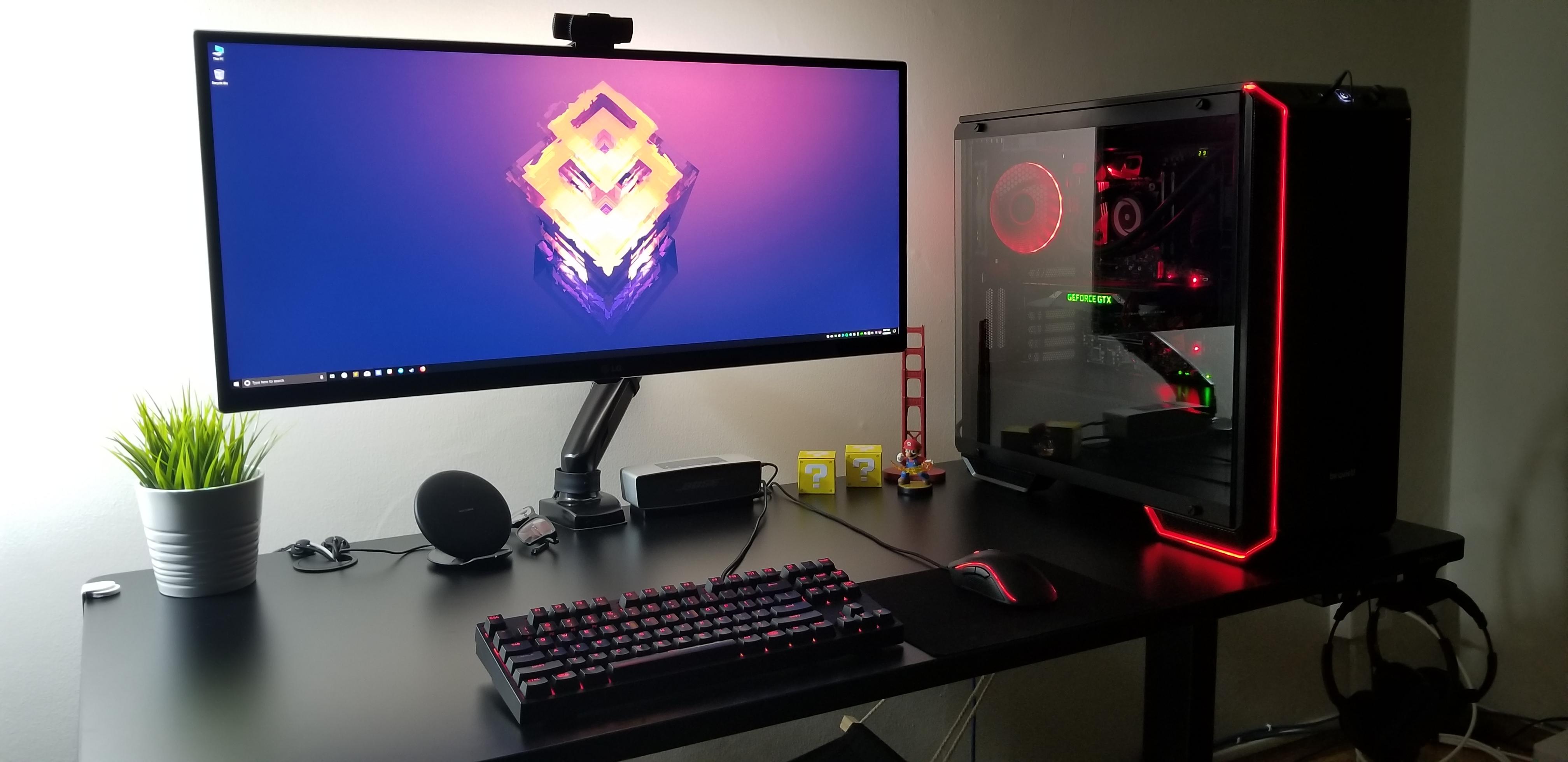 🔥 Download My Battle Station Needs A Simple Black And Red Wallpaper by ...