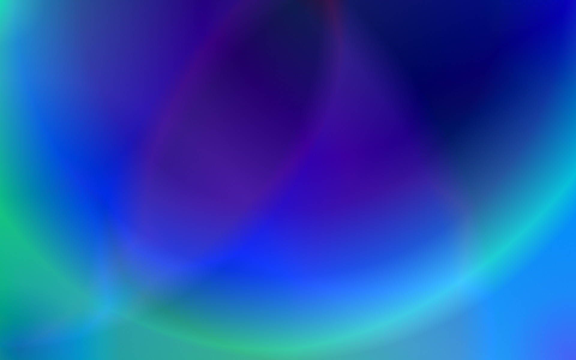 Abstract neon blue wallpaper with smooth gradients and vibrant hues