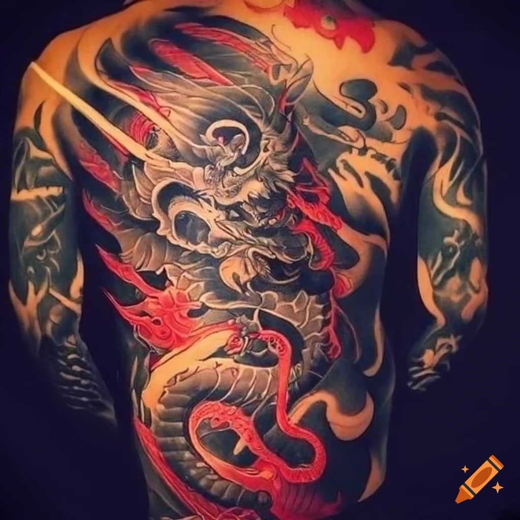 🔥 Free Download Japanese Dragon Tattoo Wallpaper by @justins94 ...
