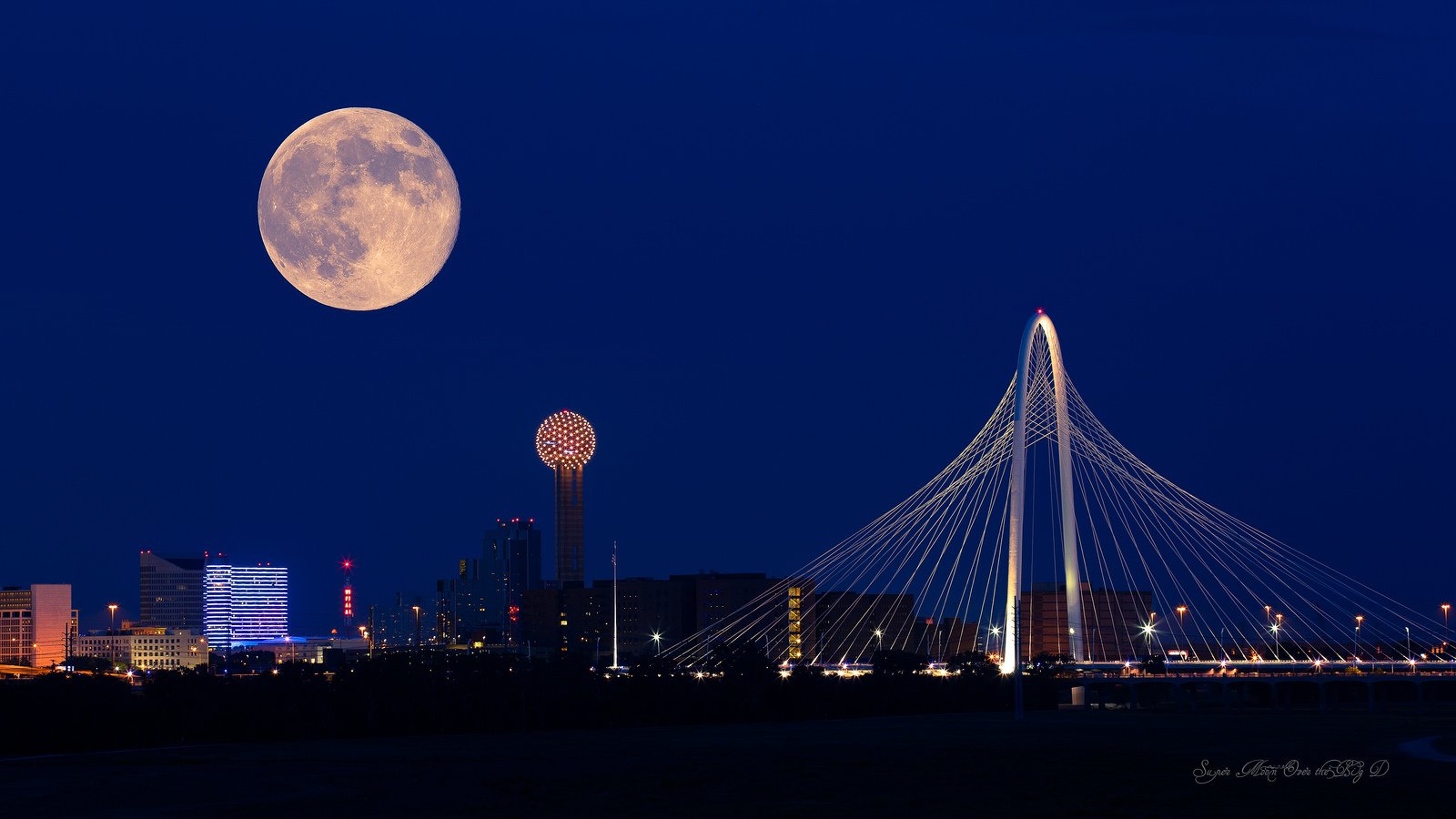 Dallas Architecture Bridges Cities City Texas Night Towers Buildings