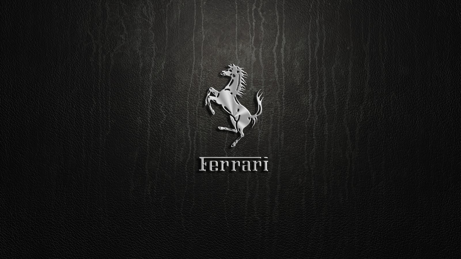 Ferrari Car Logo With Dark Background Wallpaper Stream