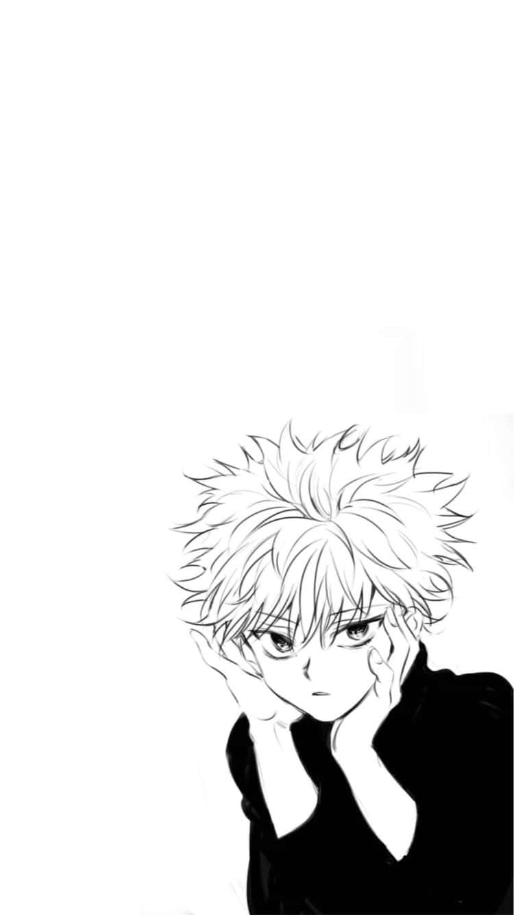 Anime White Wallpaper