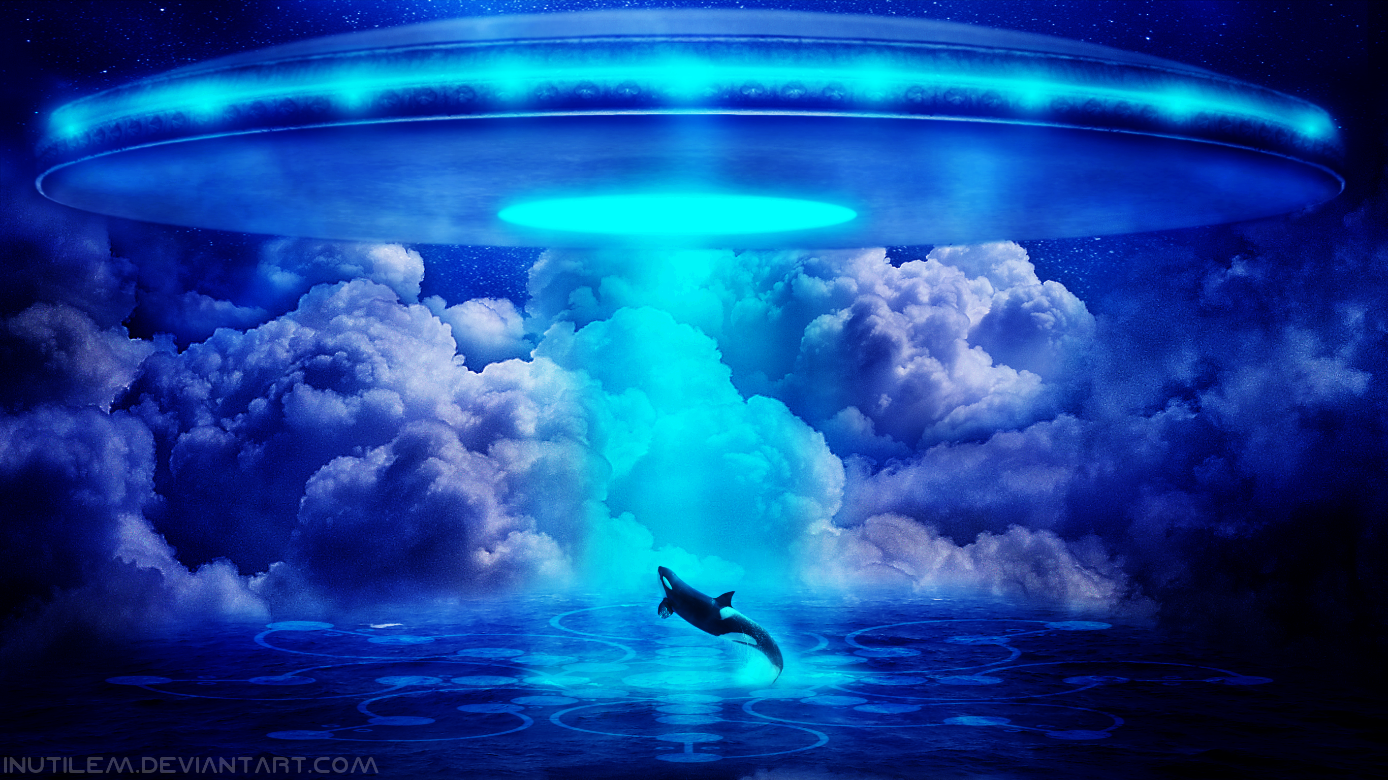 Oceanic Abduction Full HD Wallpaper And Background
