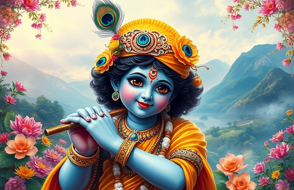 Beautiful Krishna Wallpaper