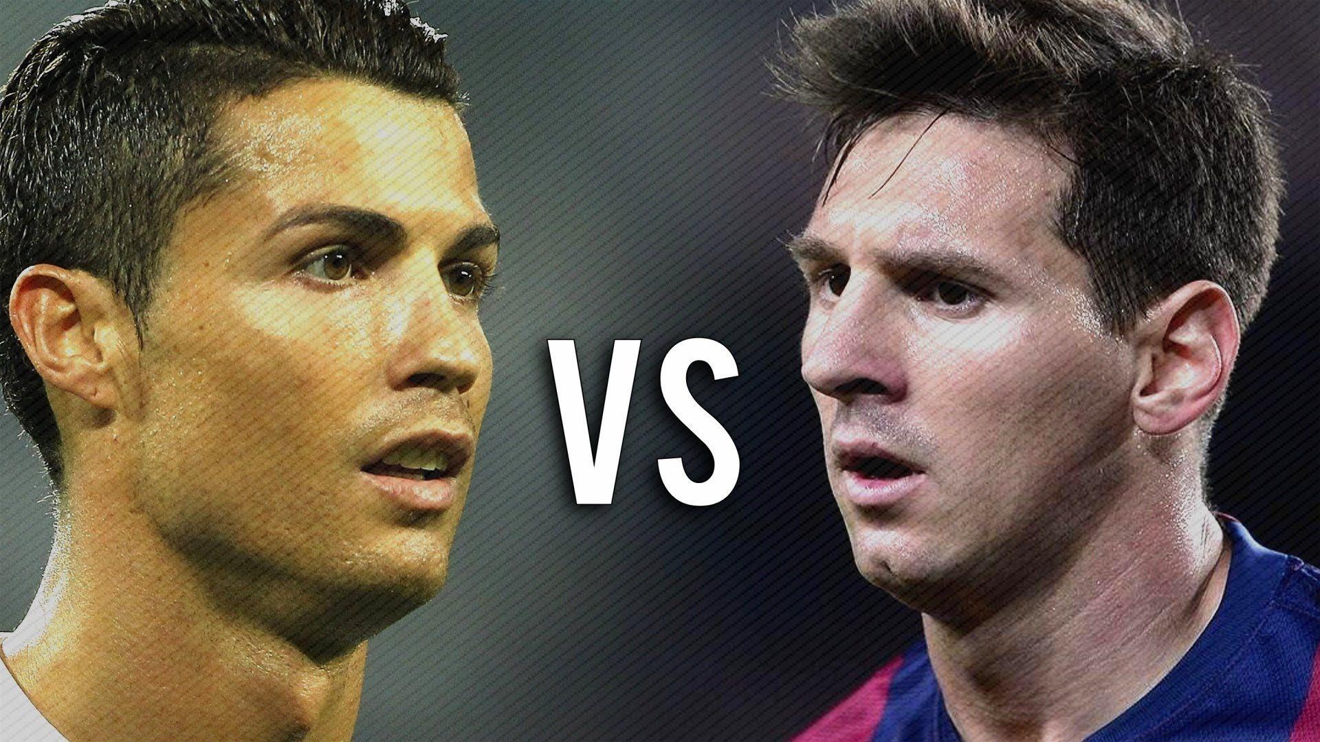 Cristiano Ronaldo Vs Lionel Messi Wallpaper