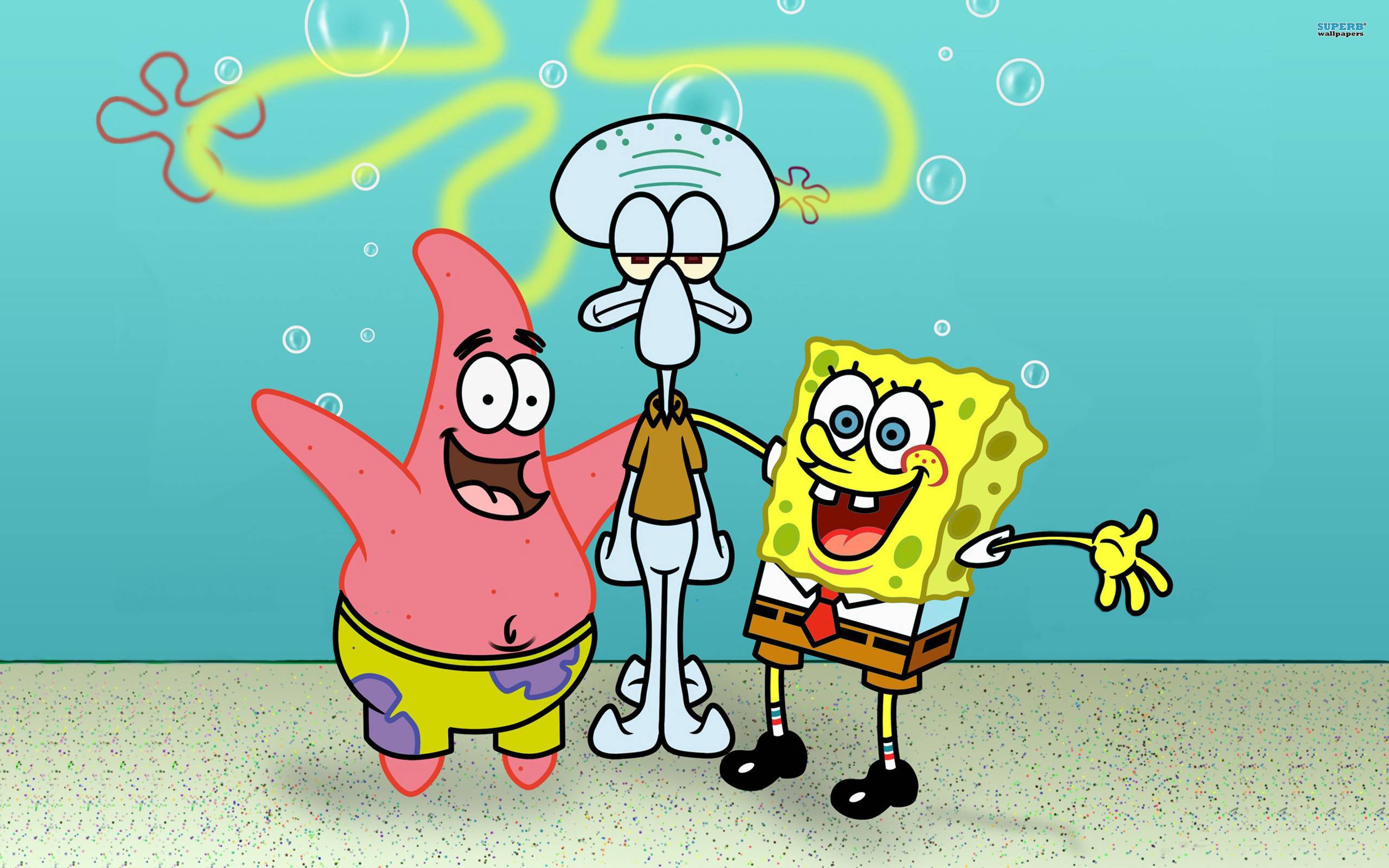 Patrick Squidward Spongebob   SpongeBoB Square Pants Wallpaper