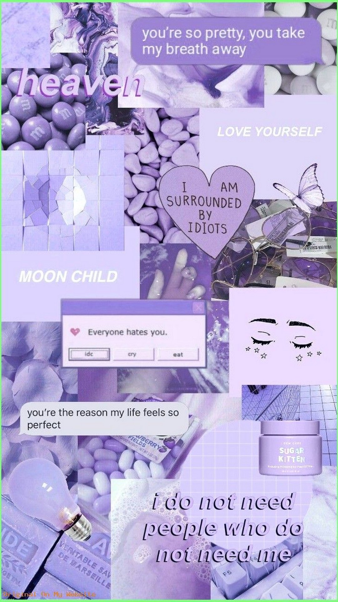 Purple Aesthetic Wallpaper On