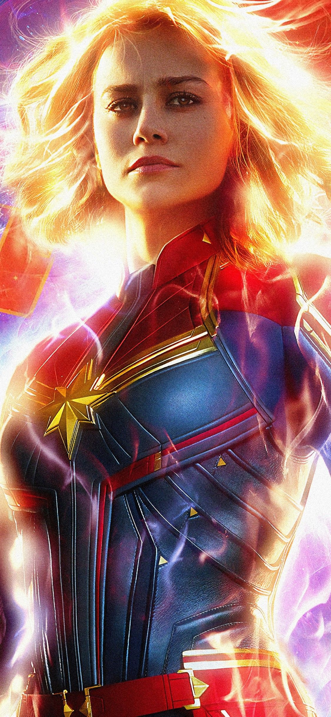 Captain Marvel Movie 5k iPhone Xs