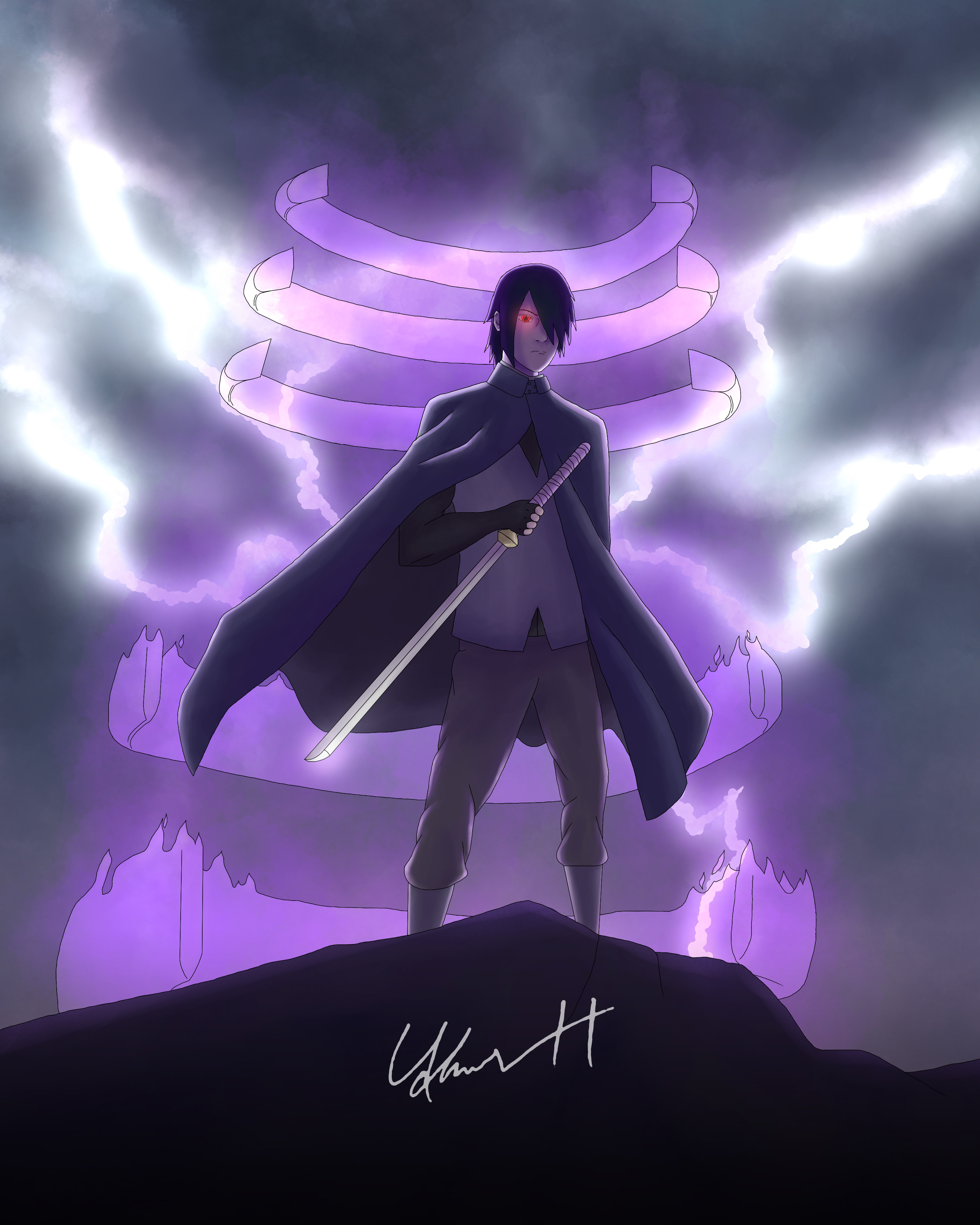 Uchiha Sasuke The Shadow Hokage By Udbhavhalder