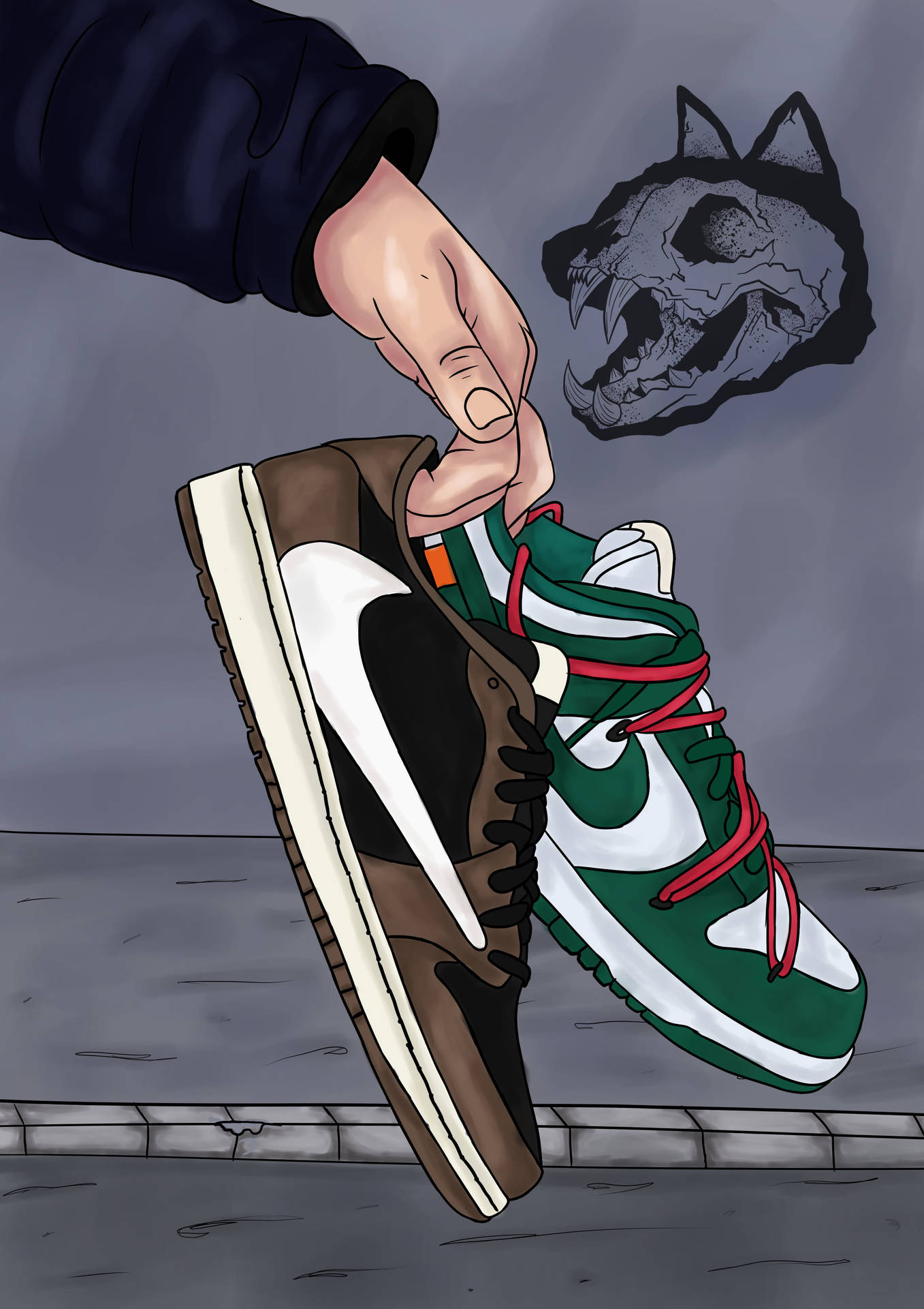 Nike Cartoon Wallpaper