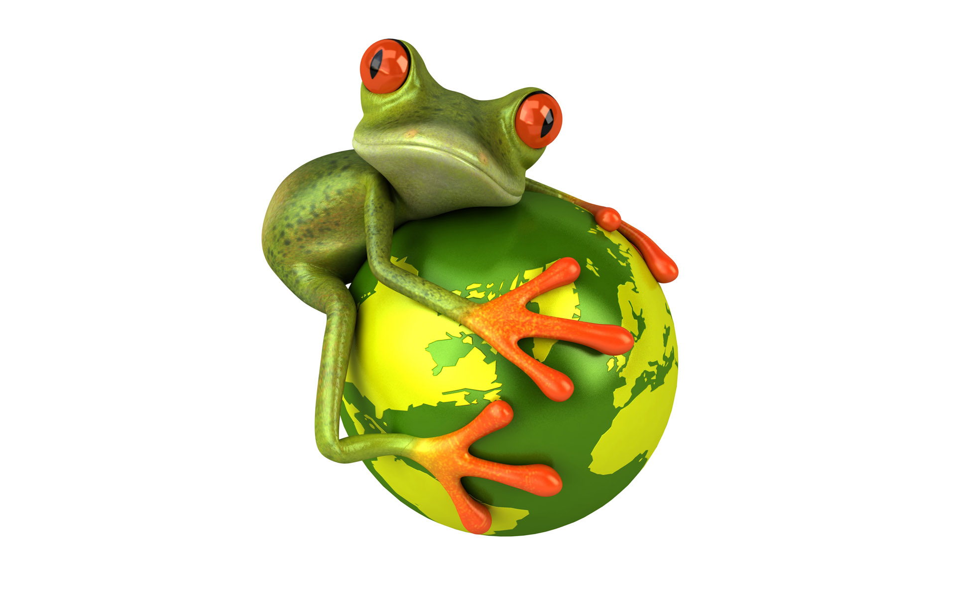 Frog 3d Wallpaper For Desktop HD