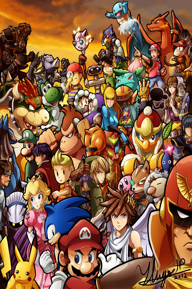 Wallpaper Super Smash Bros Wii With Size Pixels For iPhone