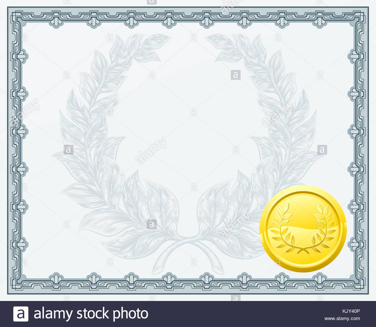 Certificate Diploma Background Template Stock Vector Art
