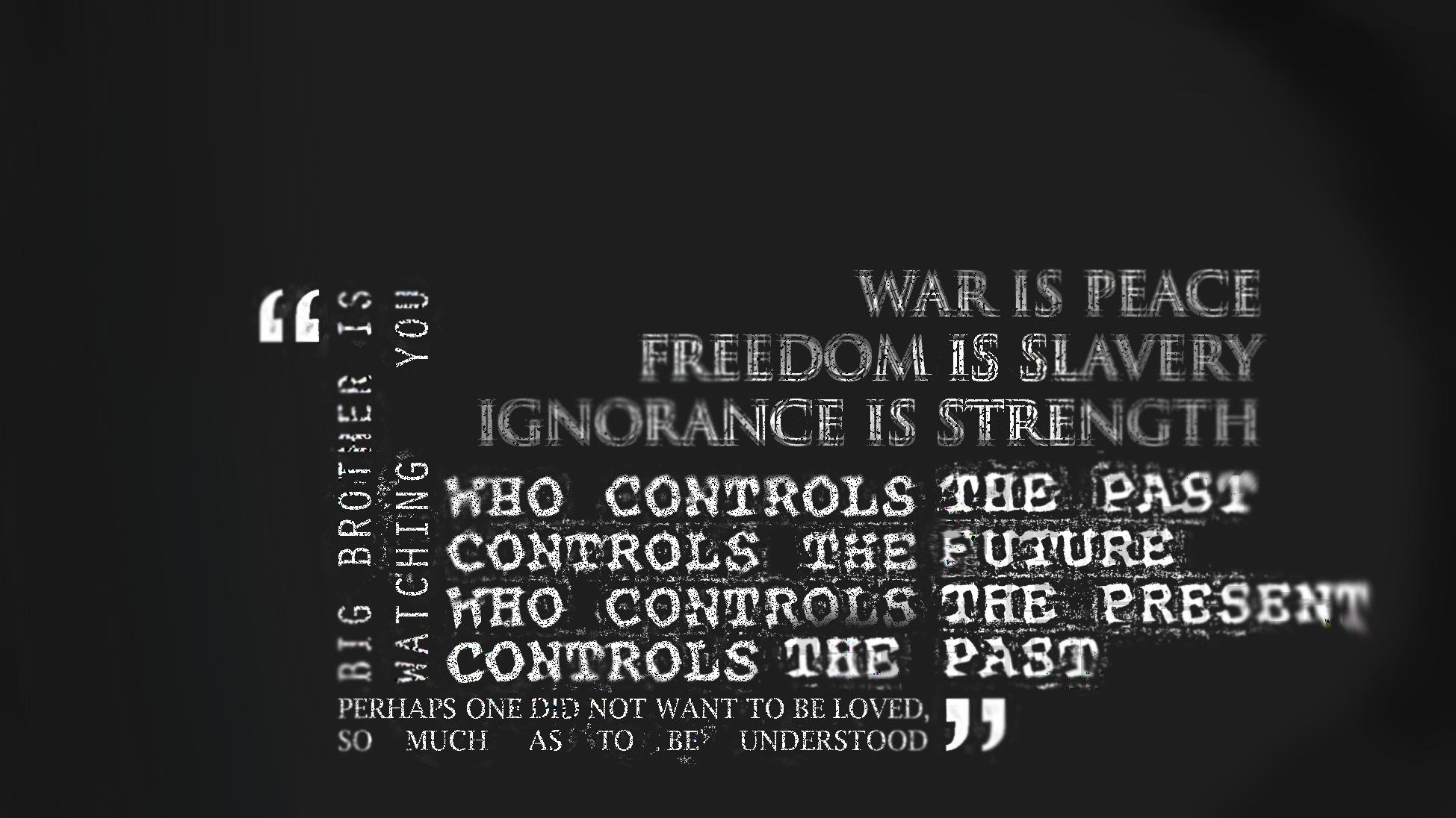 George Orwell A Wallpaper I Made