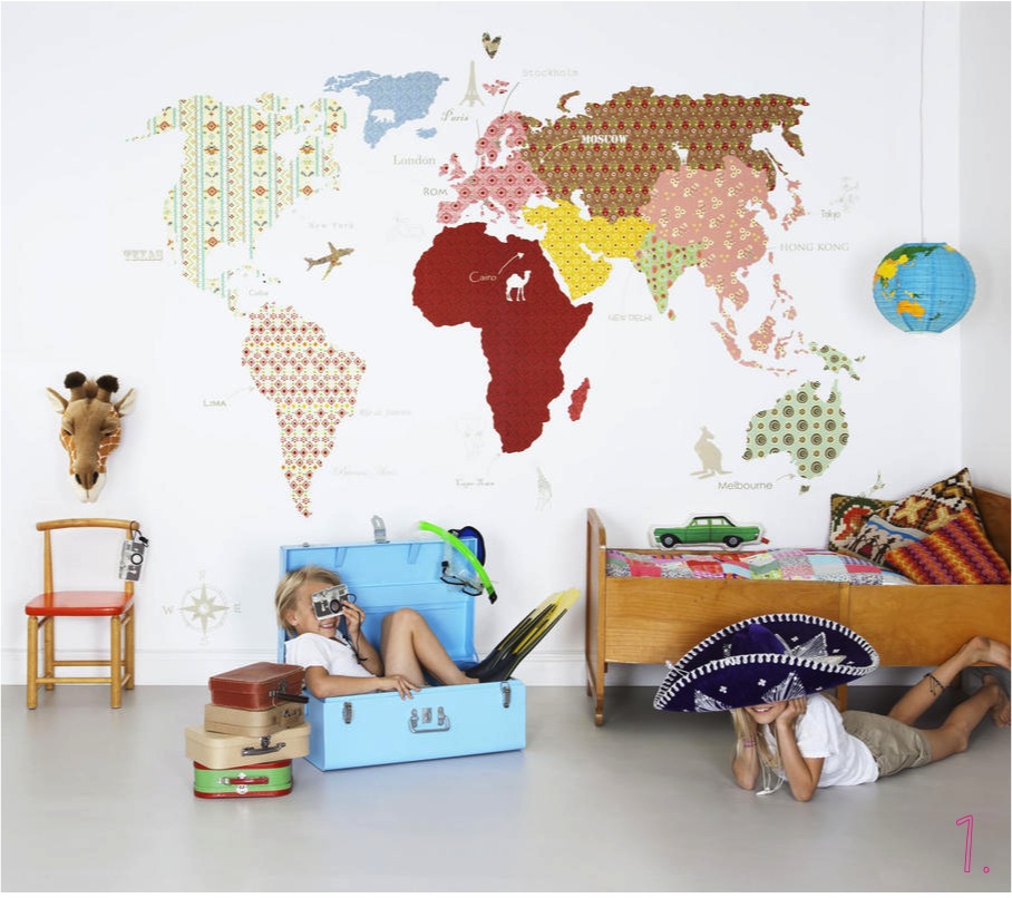 Top Maps Wallpaper For Kids Room Interior Exterior Ideas