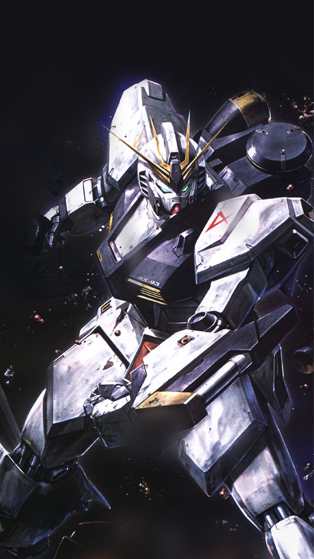 Gundam Rx Illust Toy Space iPhone Plus Wallpaper