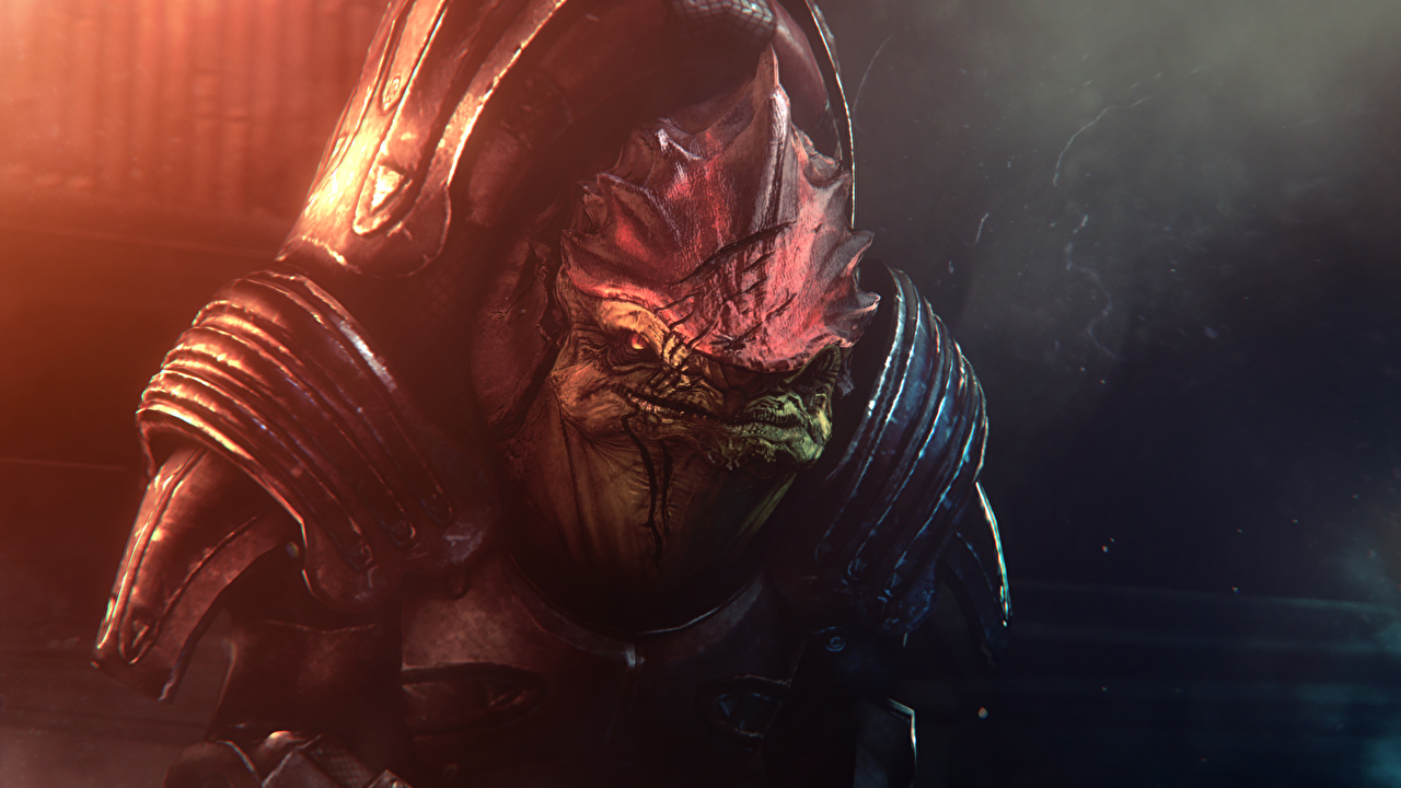 Desktop Wallpaper Mass Effect Armor Monsters Krogan
