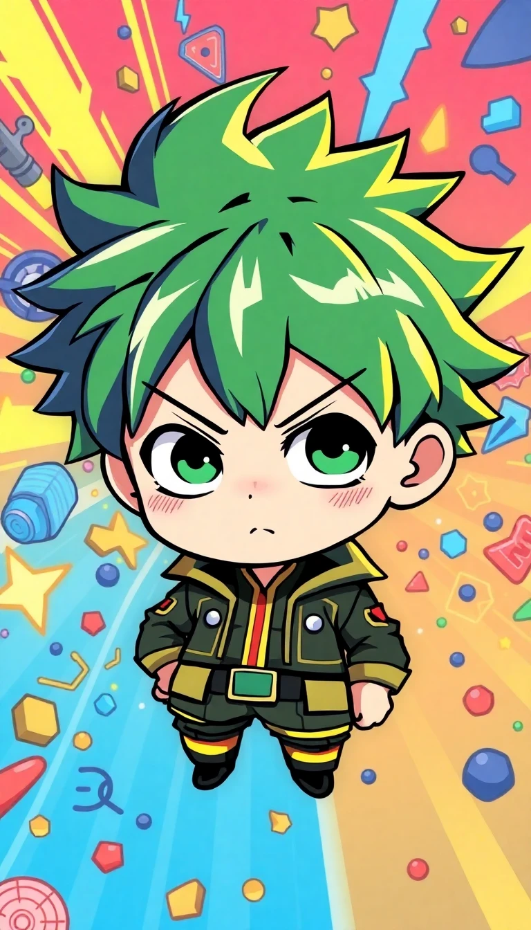 🔥 Free Download Anime Deku Chibi Wallpaper by @danielleali ...