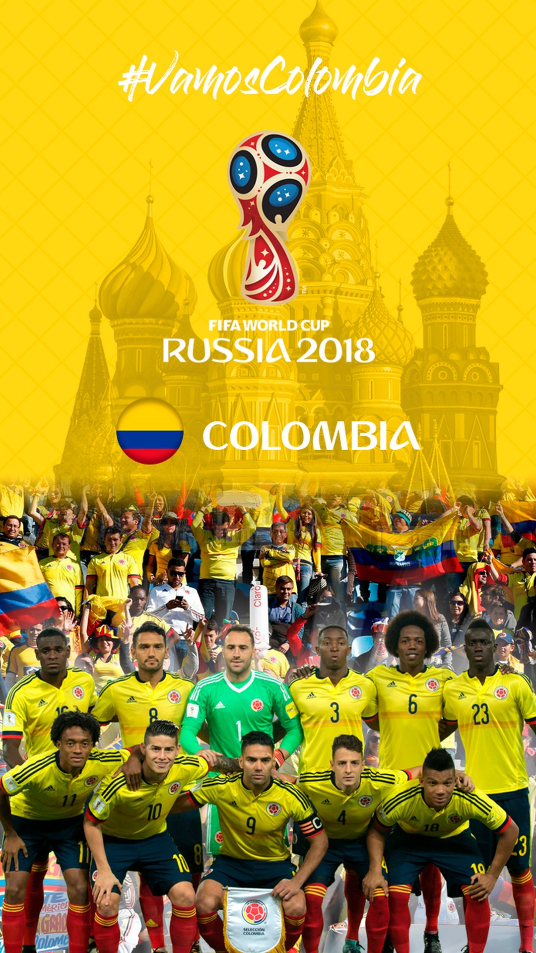 Colombia National Team HD Wallpaper For iPhone Football
