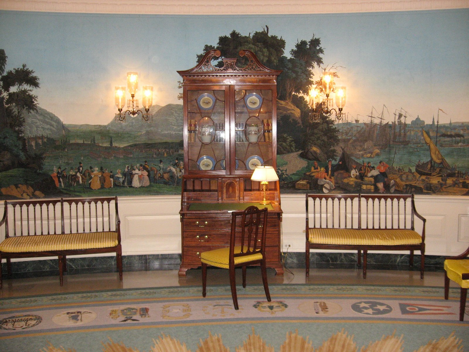 Showing The Panoramic Zuber Et Cie Wallpaper Scenes Of North America