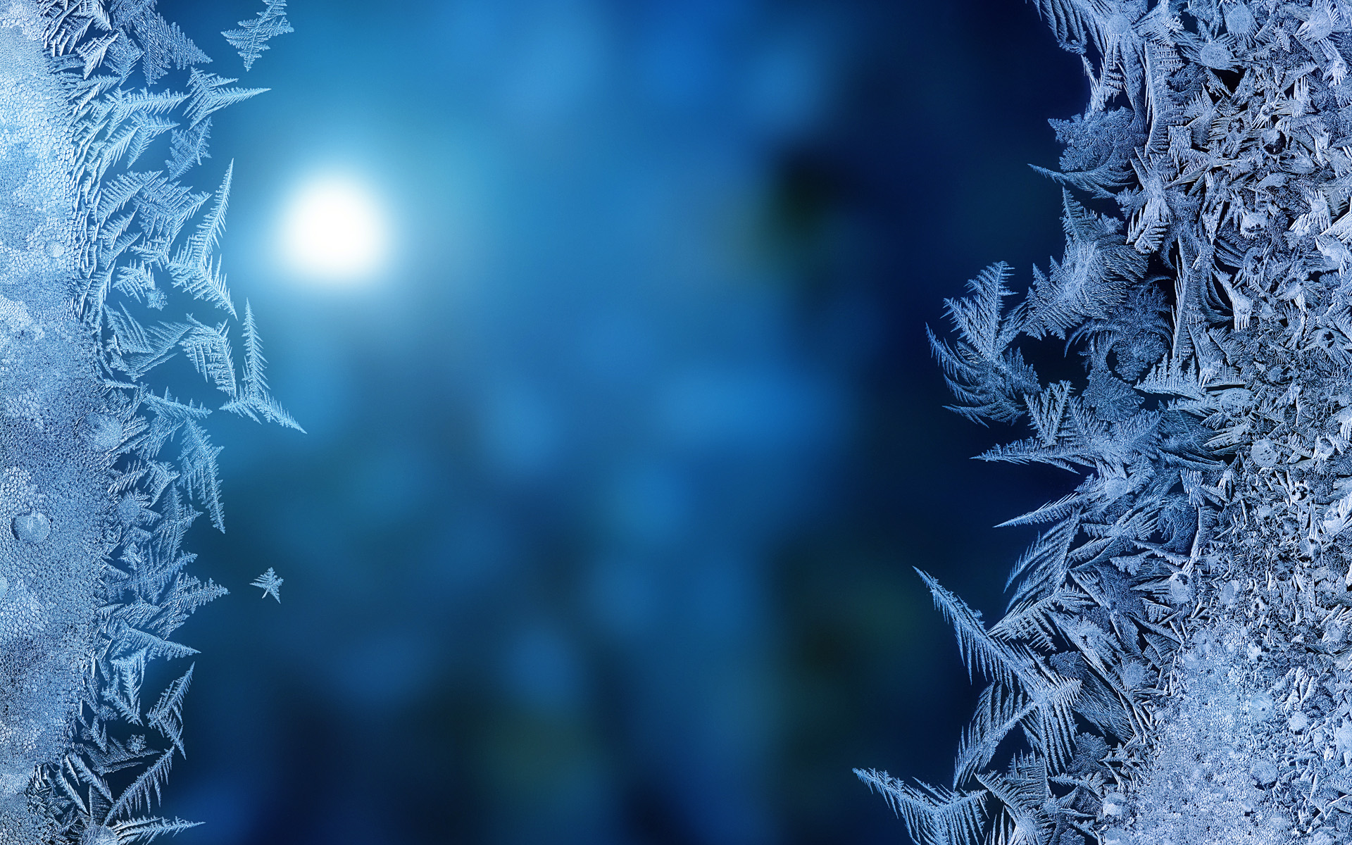 Winter And Christmas Desktop Background Html Frozen Window Glass