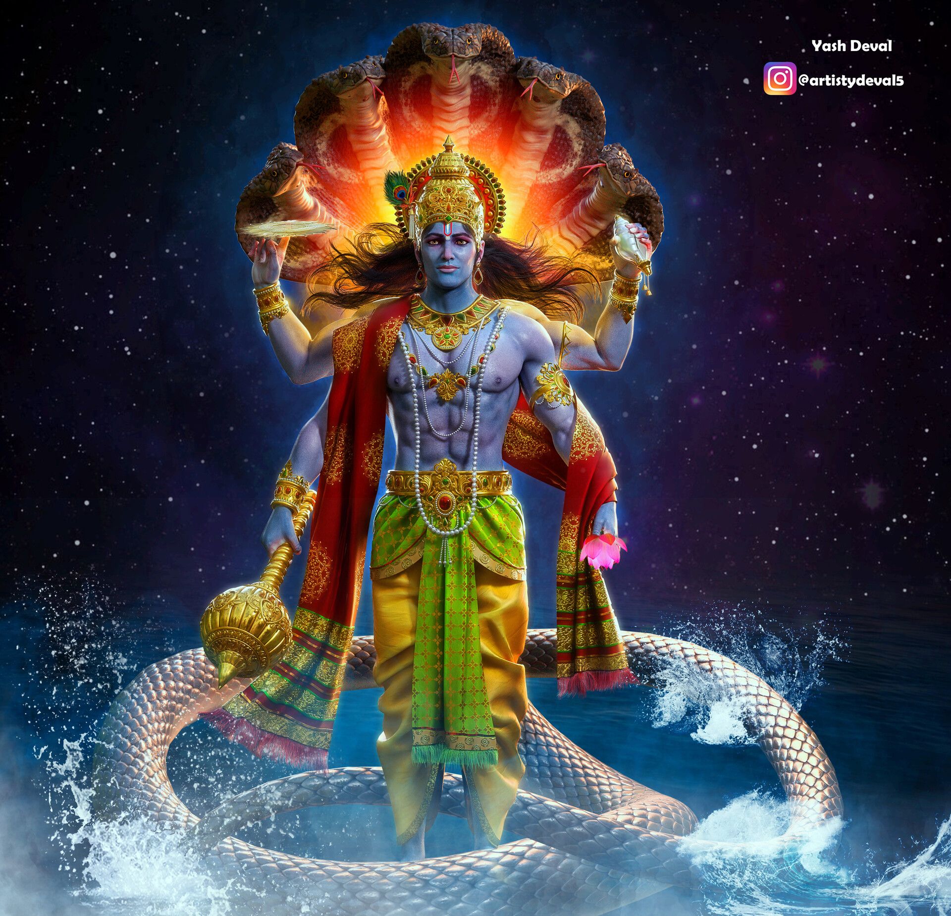 Lord Vishnu Wallpaper