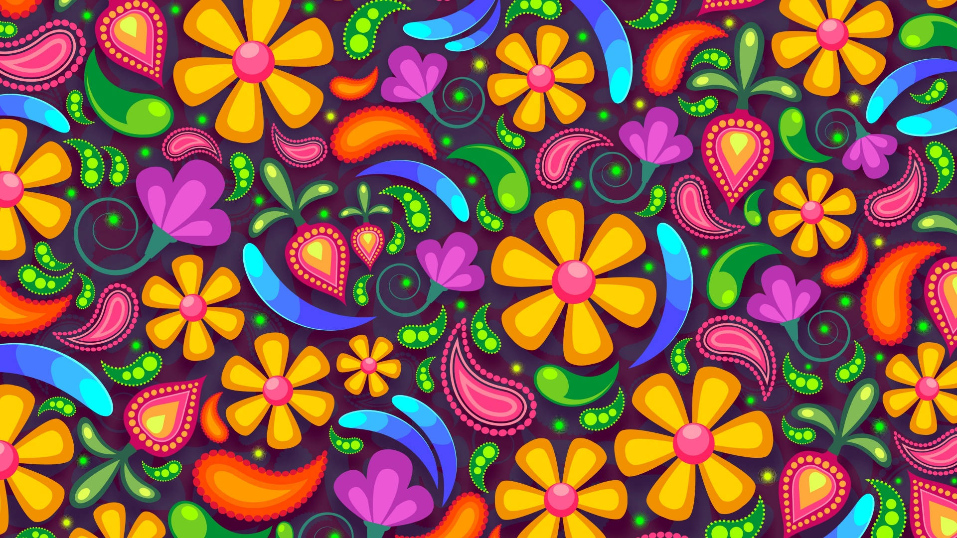 Paisley Print Wallpaper