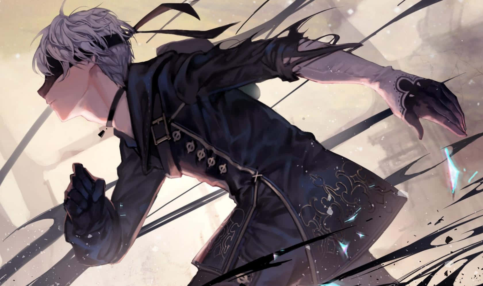 Dark Anime Boy Wallpaper
