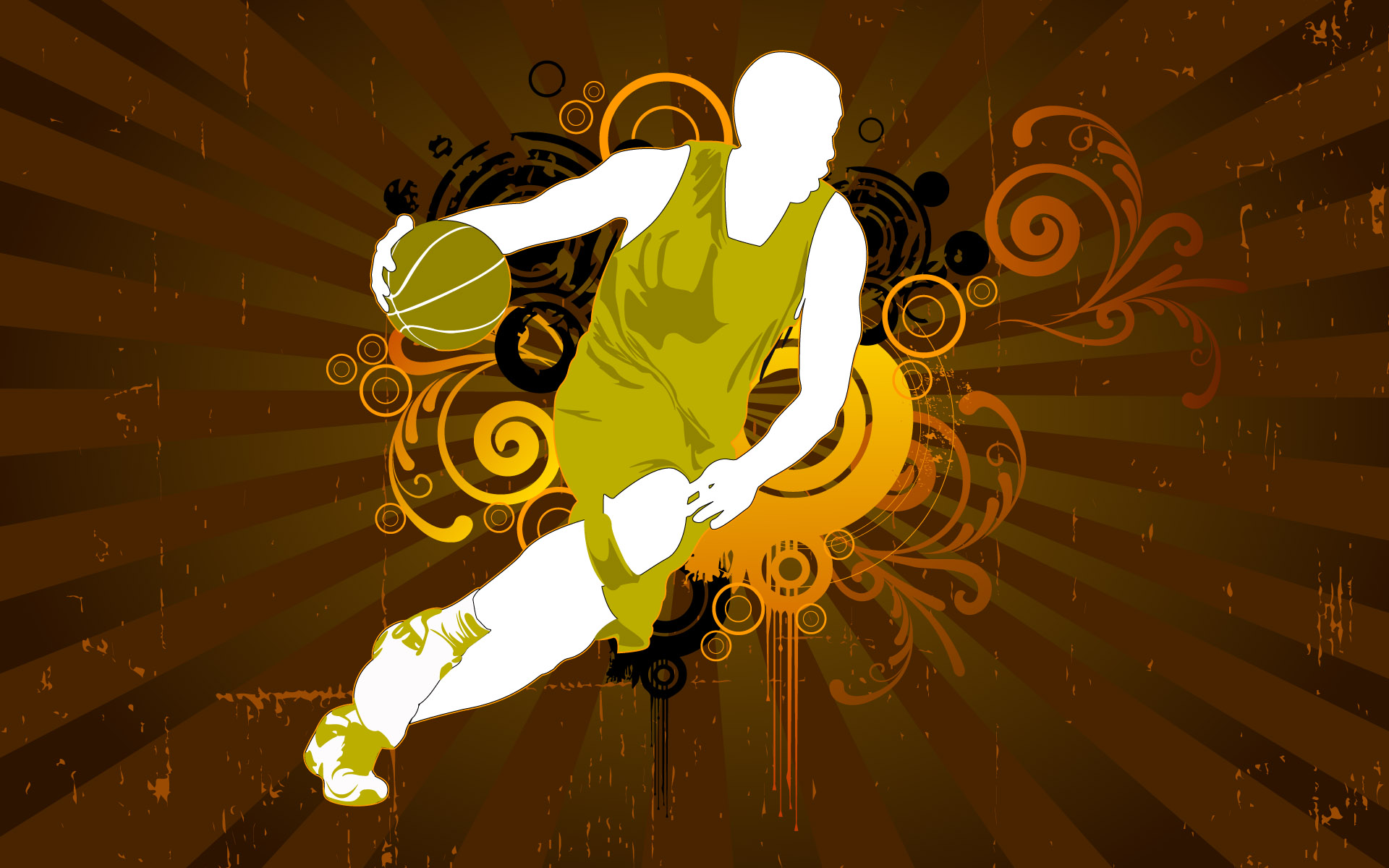 Basketball Vector HD Wallpaper
