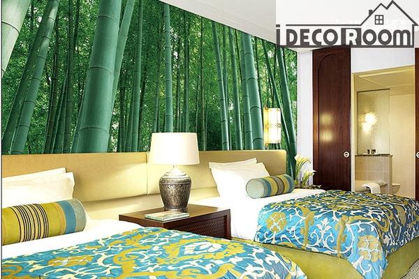 Bamboo Forest Wallpaper Wall Decals Indoor Mural Idecoroom