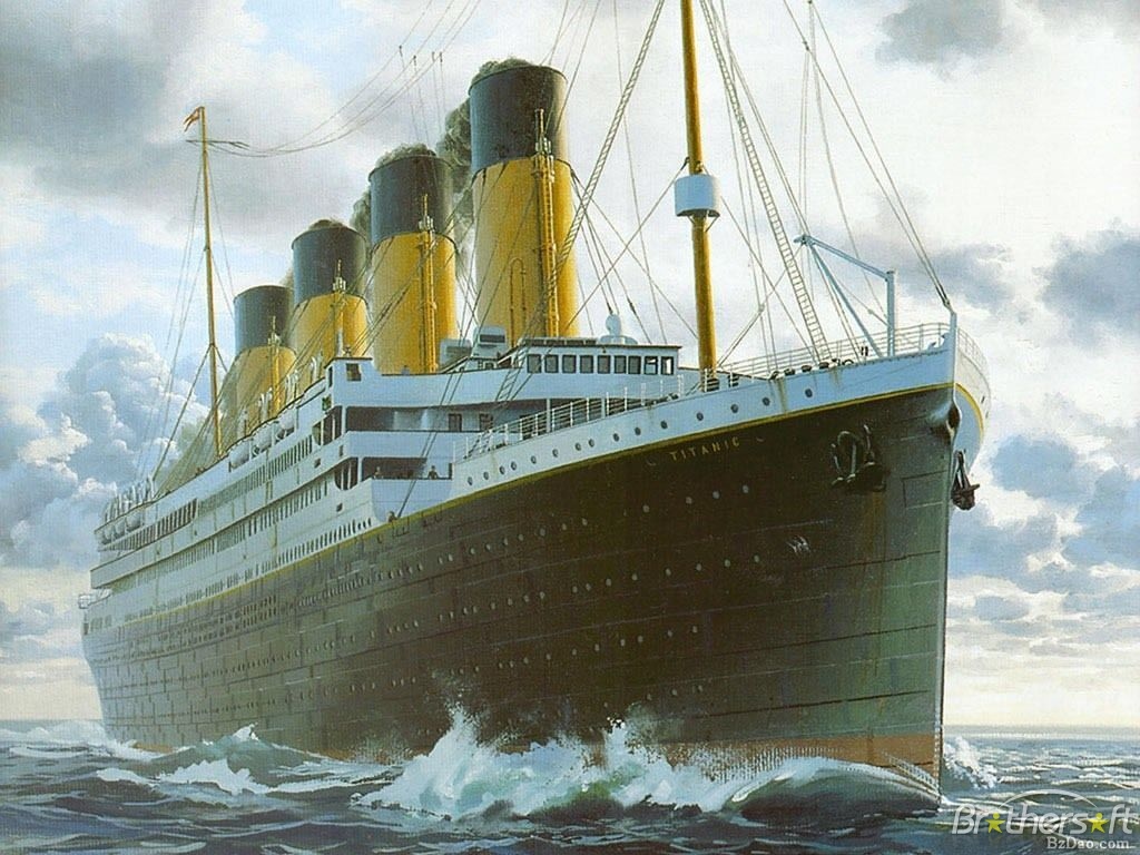 Titanic In Daytime Wallpaper