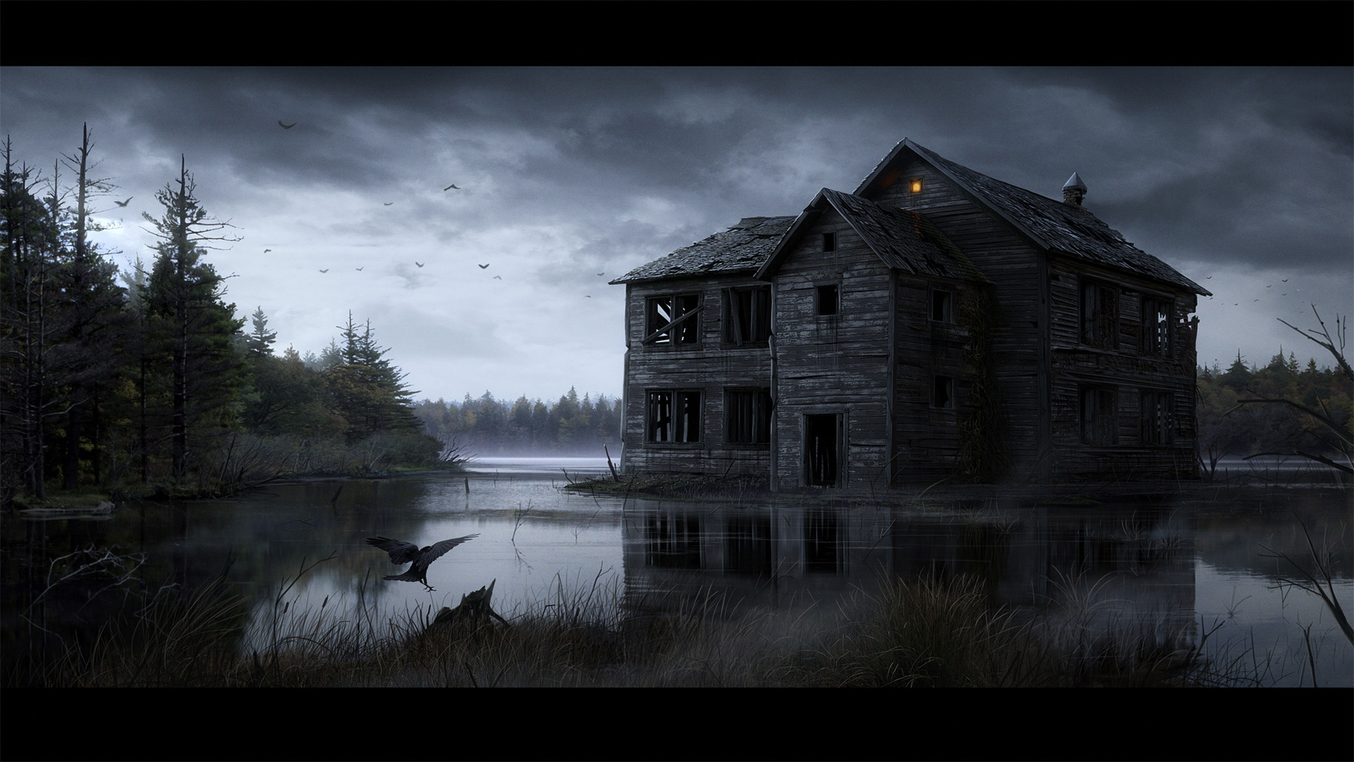 Abandoned House By Ryan99317 Customization Wallpaper Landscapes