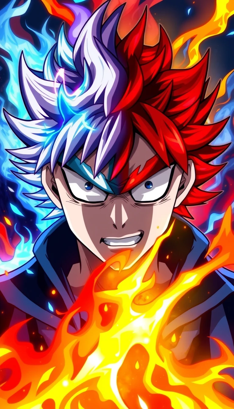 Todoroki Mobile Wallpaper