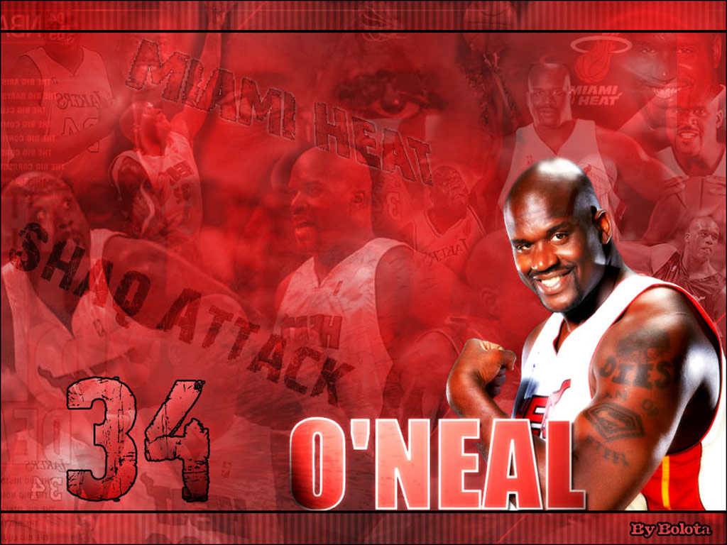 Shaquille O Neal Miami Heat Wallpaper