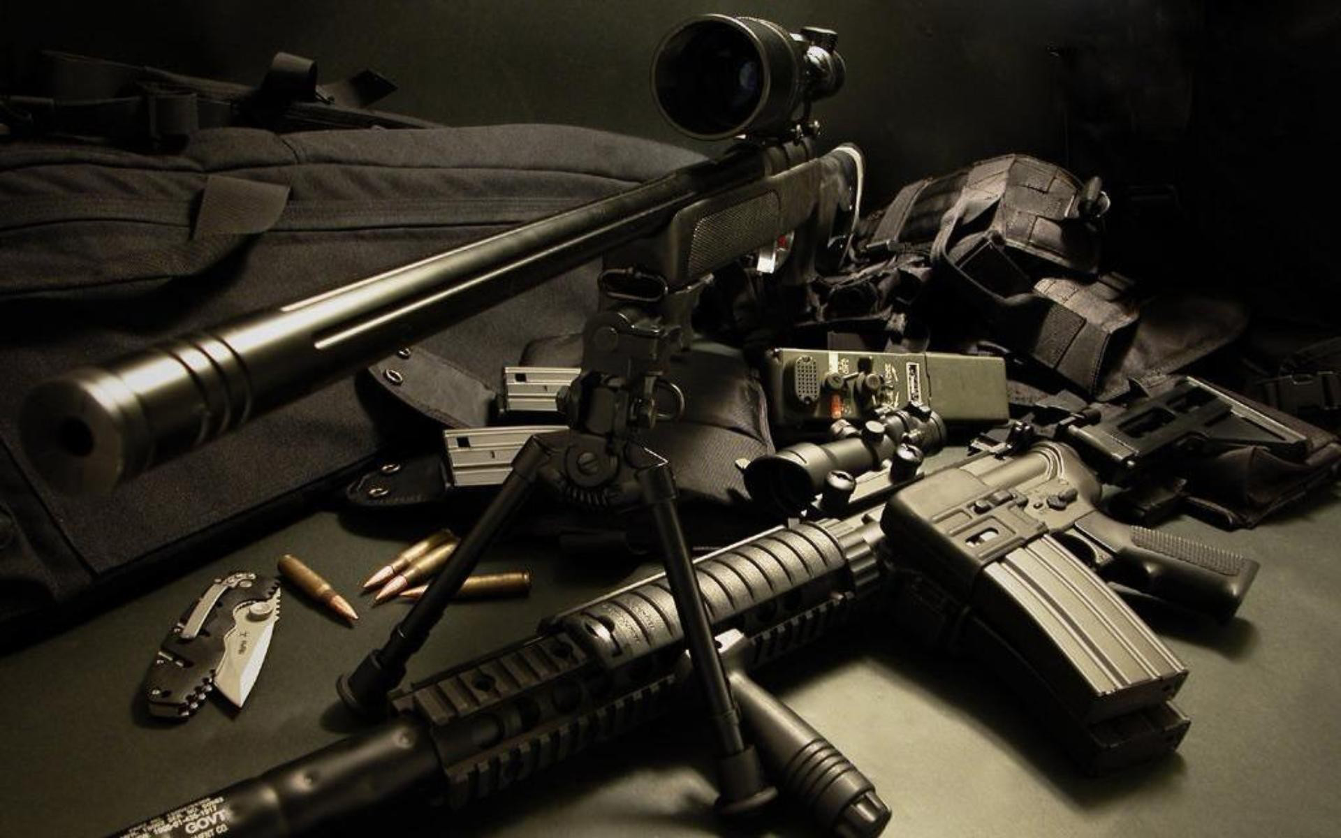 Assault Rifle Military Weapons Guns Wallpaper