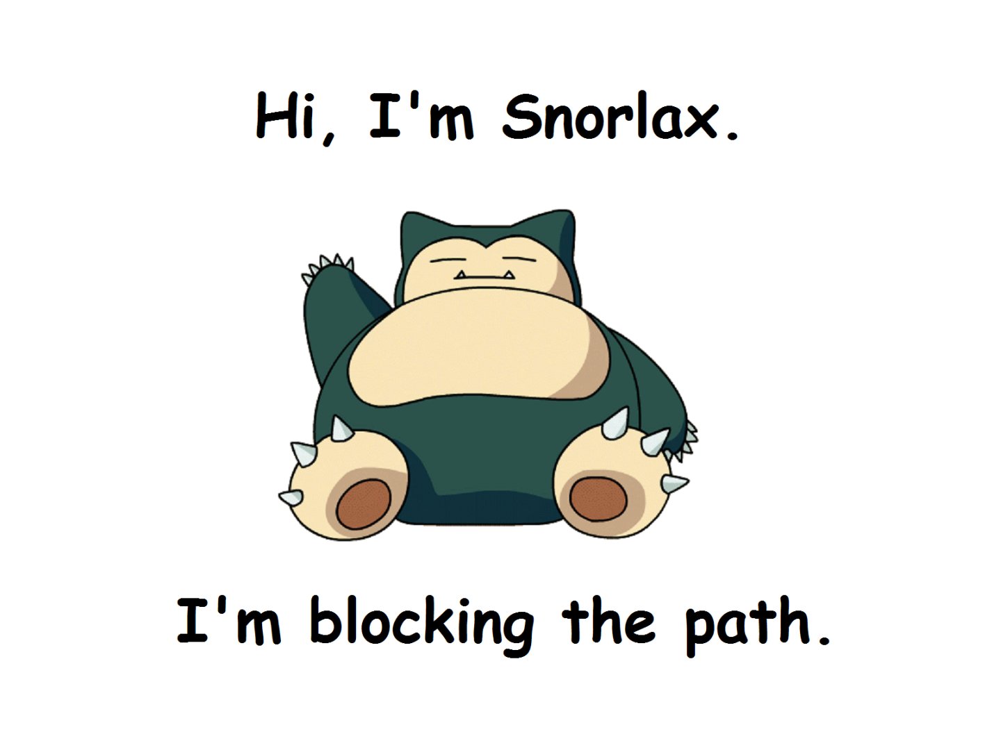 Snorlax Blocking The Path Google Background