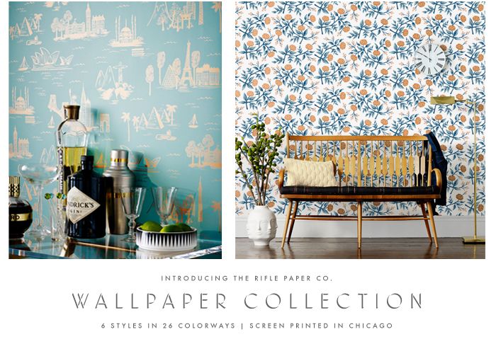 Rifle Paper Co Wallpaper Collection Released With Hygge West Screen