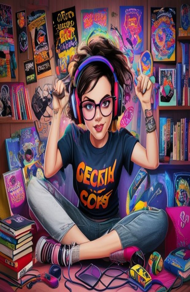 Geek Girl Wallpaper