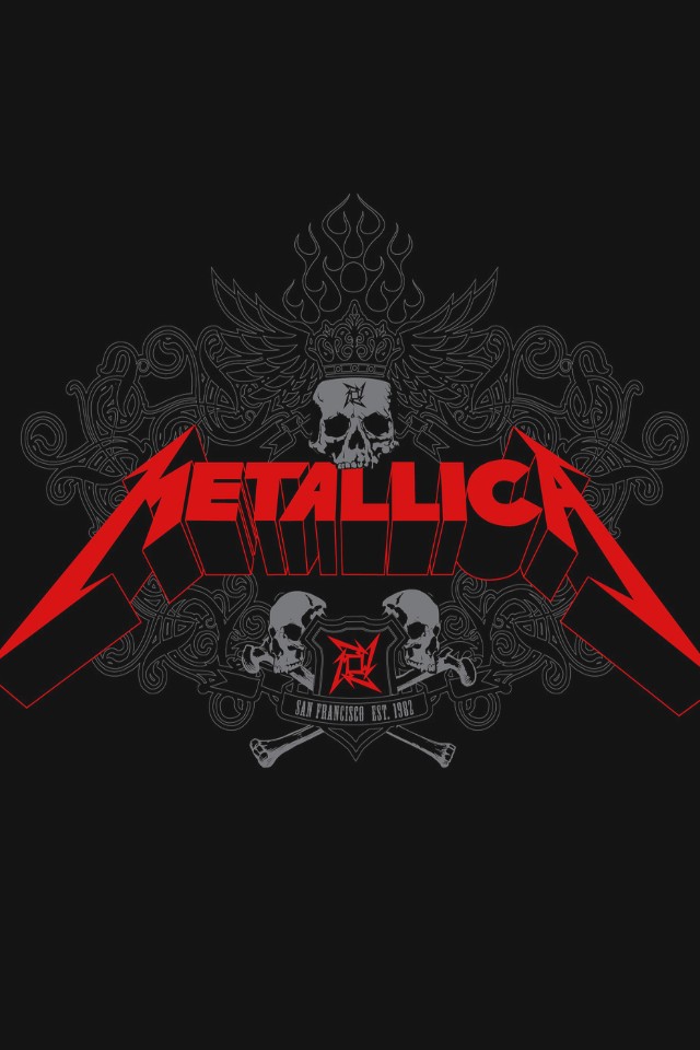 Metallica Music Artists Wallpaper For iPhone